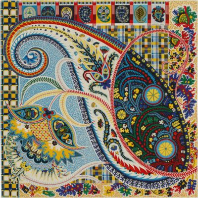 Paisley Blossom shawl 140 | Hermès Singapore